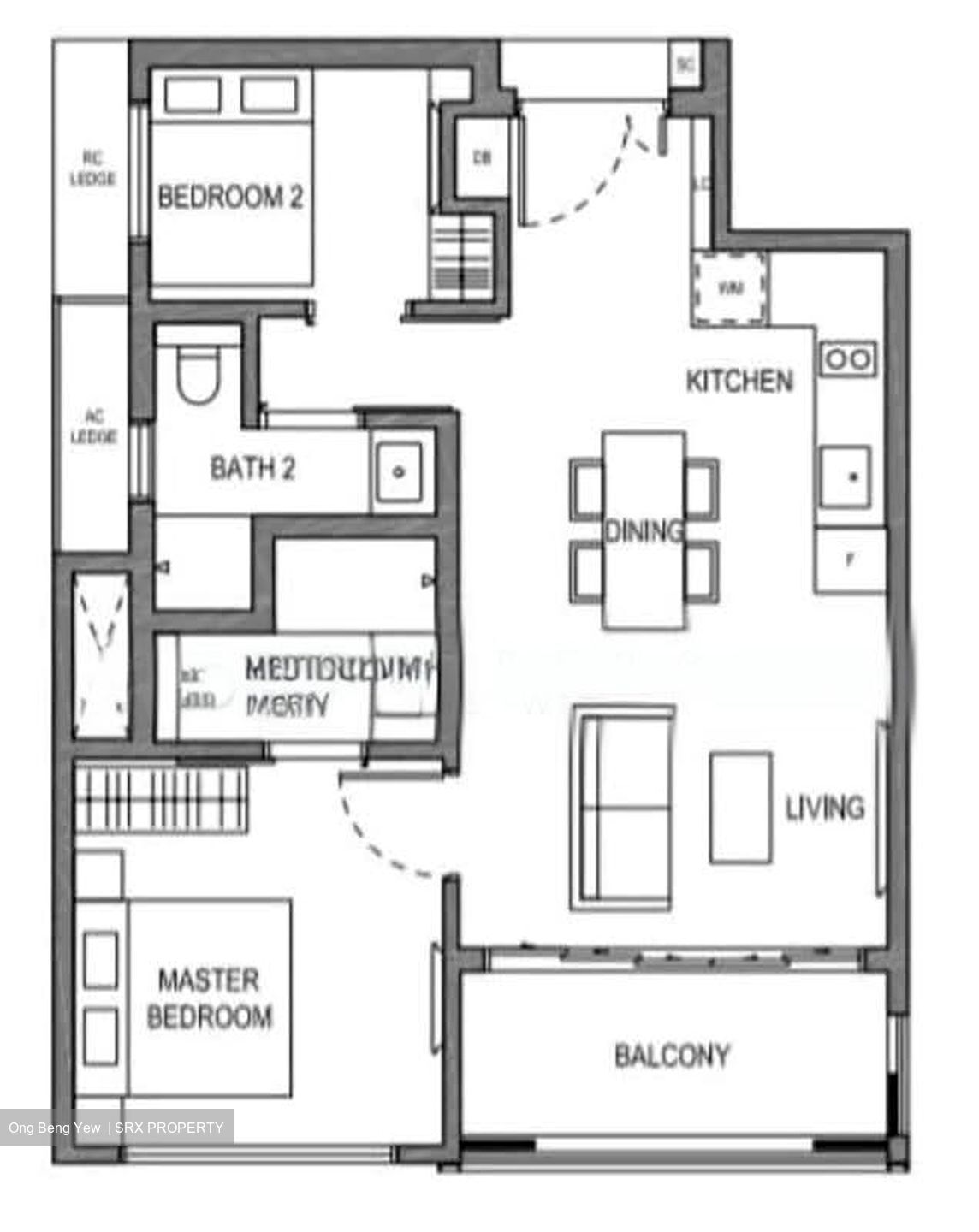 Parksuites (D10), Apartment #536084901